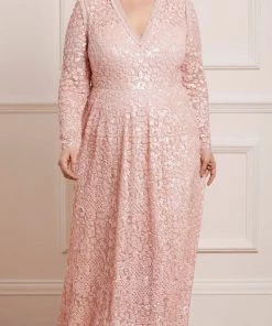 Needle & Thread Holding LTD Floral Daze Sequin V-Neck Ankle Gown 13 Needle & Thread Holding LTD Floral Daze Sequin V-Neck Ankle Gown
