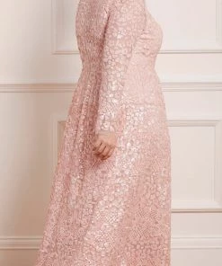 Needle & Thread Holding LTD Floral Daze Sequin V-Neck Ankle Gown 18 Needle & Thread Holding LTD Floral Daze Sequin V-Neck Ankle Gown