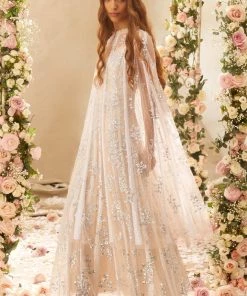 Needle & Thread Holding LTD Floral Evermore Midaxi Cape