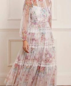 Needle & Thread Holding LTD Floral Wonder Ankle Gown Womenswear