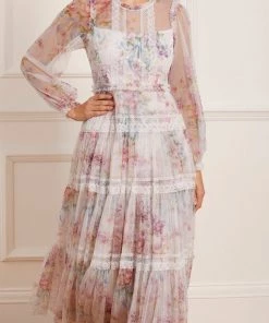 Needle & Thread Holding LTD Floral Wonder Ankle Gown Womenswear