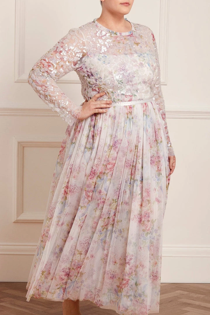 Needle & Thread Holding LTD Floral Wonder Bodice Ankle Gown Womenswear 3 Needle & Thread Holding LTD Floral Wonder Bodice Ankle Gown Womenswear