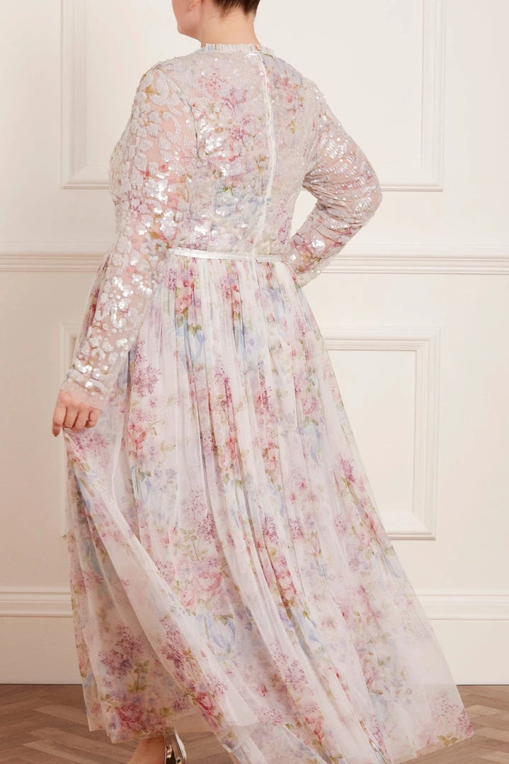 Needle & Thread Holding LTD Floral Wonder Bodice Ankle Gown Womenswear 10 Needle & Thread Holding LTD Floral Wonder Bodice Ankle Gown Womenswear