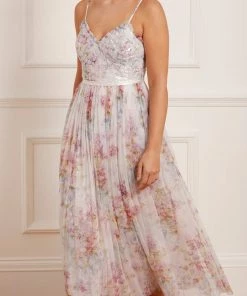 Needle & Thread Holding LTD Floral Wonder Bodice Cami Ankle Gown