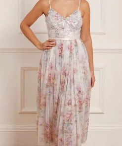 Needle & Thread Holding LTD Floral Wonder Bodice Cami Ankle Gown