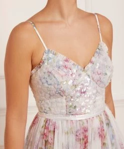 Needle & Thread Holding LTD Floral Wonder Bodice Cami Ankle Gown