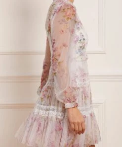 Needle & Thread Holding LTD Floral Wonder Micro Mini Dress