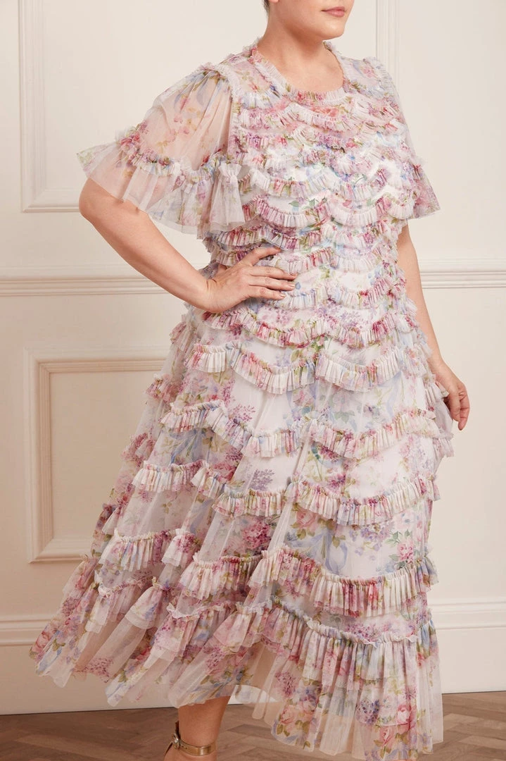 Needle & Thread Holding LTD Womenswear Floral Wonder Ruffle Ballerina Dress 3 Needle & Thread Holding LTD Womenswear Floral Wonder Ruffle Ballerina Dress