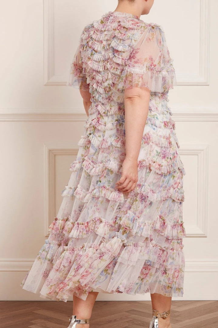 Needle & Thread Holding LTD Womenswear Floral Wonder Ruffle Ballerina Dress 10 Needle & Thread Holding LTD Womenswear Floral Wonder Ruffle Ballerina Dress