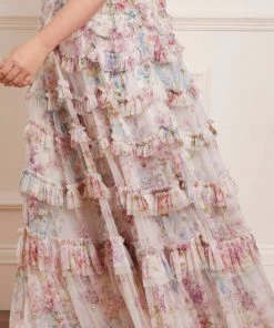 Needle & Thread Holding LTD Womenswear Floral Wonder Ruffle Gown 20 Needle & Thread Holding LTD Womenswear Floral Wonder Ruffle Gown