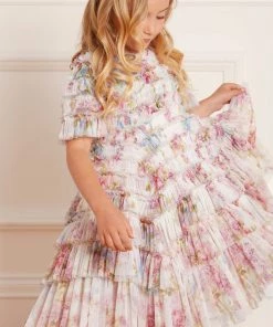 Needle & Thread Holding LTD Floral Wonder Valentine Ruffle Kids 10 Needle & Thread Holding LTD Floral Wonder Valentine Ruffle Kids