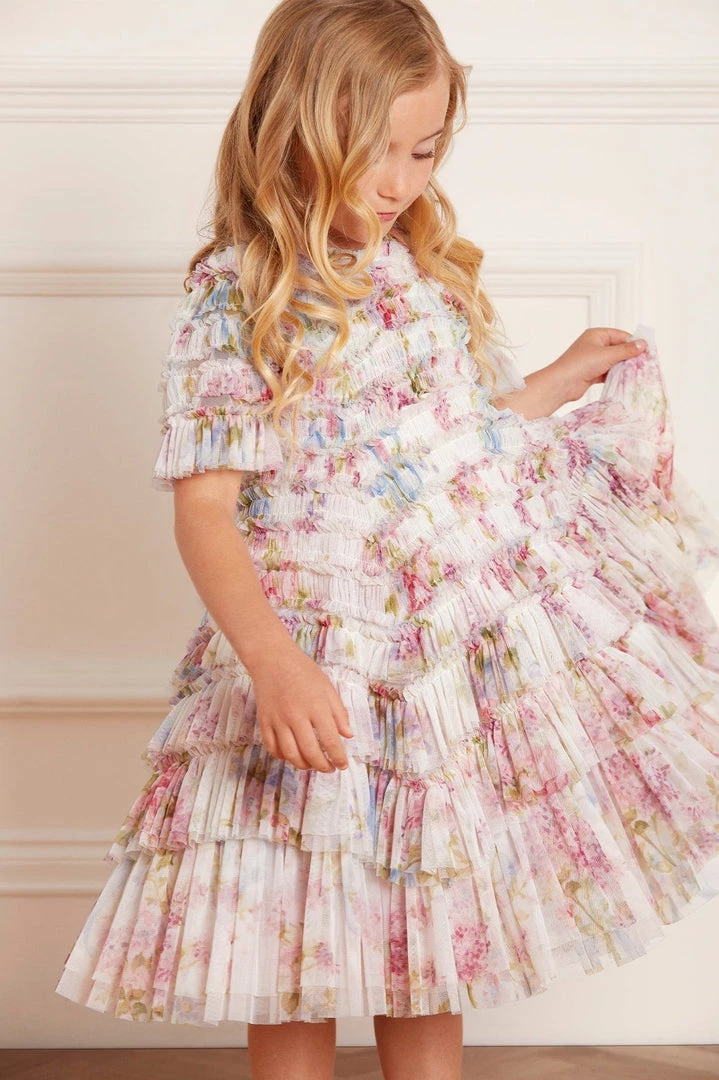 Needle & Thread Holding LTD Floral Wonder Valentine Ruffle Kids 5 Needle & Thread Holding LTD Floral Wonder Valentine Ruffle Kids