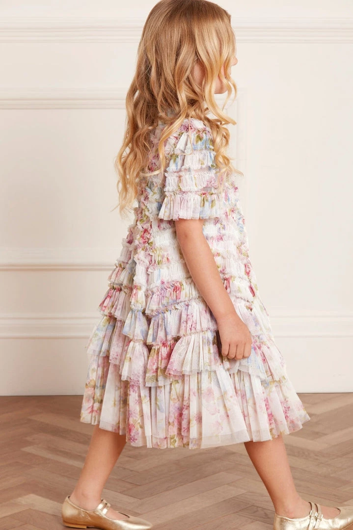 Needle & Thread Holding LTD Floral Wonder Valentine Ruffle Kids 7 Needle & Thread Holding LTD Floral Wonder Valentine Ruffle Kids