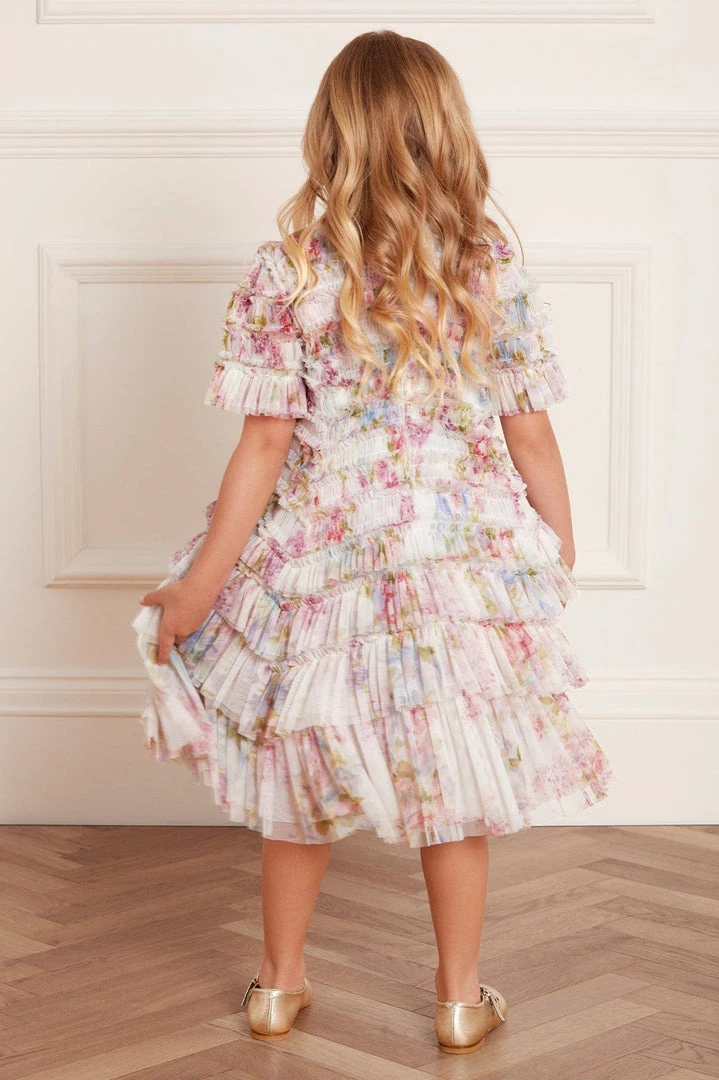 Needle & Thread Holding LTD Floral Wonder Valentine Ruffle Kids 8 Needle & Thread Holding LTD Floral Wonder Valentine Ruffle Kids