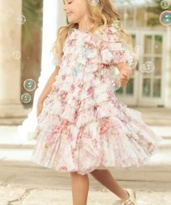 Needle & Thread Holding LTD Floral Wonder Valentine Ruffle Kids
