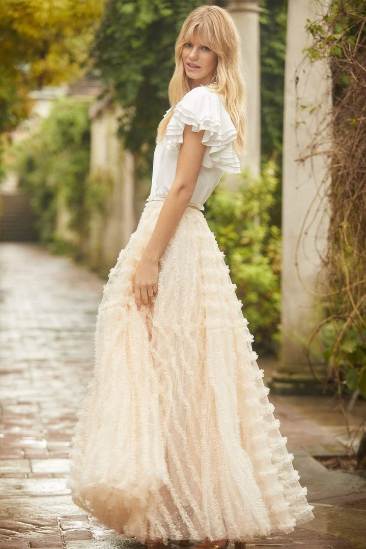 Needle & Thread Holding LTD Florence Ruffle Ankle Skirt 10 Needle & Thread Holding LTD Florence Ruffle Ankle Skirt