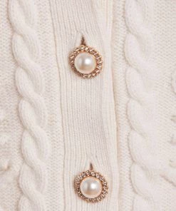 Needle & Thread Holding LTD Flower Applique Short Cardigan