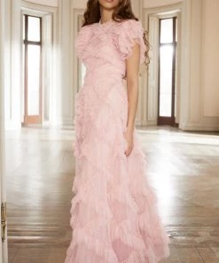 Needle & Thread Holding LTD Genevieve Ruffle Gown