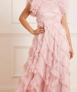 Needle & Thread Holding LTD Genevieve Ruffle Gown