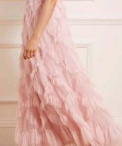 Needle & Thread Holding LTD Genevieve Ruffle Gown