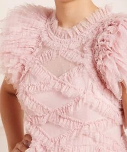 Needle & Thread Holding LTD Genevieve Ruffle Gown