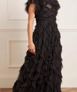 Needle & Thread Holding LTD Womenswear Genevieve Ruffle Gown