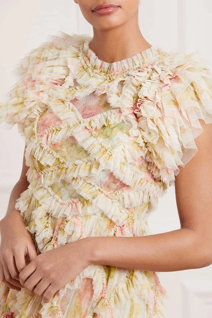 Needle & Thread Holding LTD Womenswear Genevieve Rose Gown 8 Needle & Thread Holding LTD Womenswear Genevieve Rose Gown