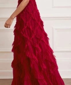 Needle & Thread Holding LTD Genevieve Ruffle Gown