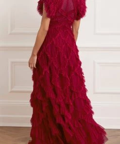 Needle & Thread Holding LTD Genevieve Ruffle Gown
