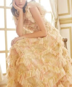 Needle & Thread Holding LTD Womenswear Genevieve Rose Gown 21 Needle & Thread Holding LTD Womenswear Genevieve Rose Gown