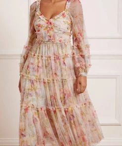 Needle & Thread Holding LTD Iris Bloom Ballerina Dress Womenswear