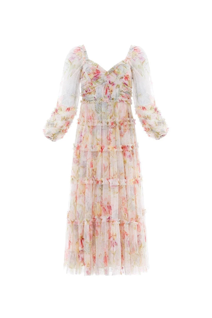 Needle & Thread Holding LTD Iris Bloom Ballerina Dress Womenswear 4 Needle & Thread Holding LTD Iris Bloom Ballerina Dress Womenswear