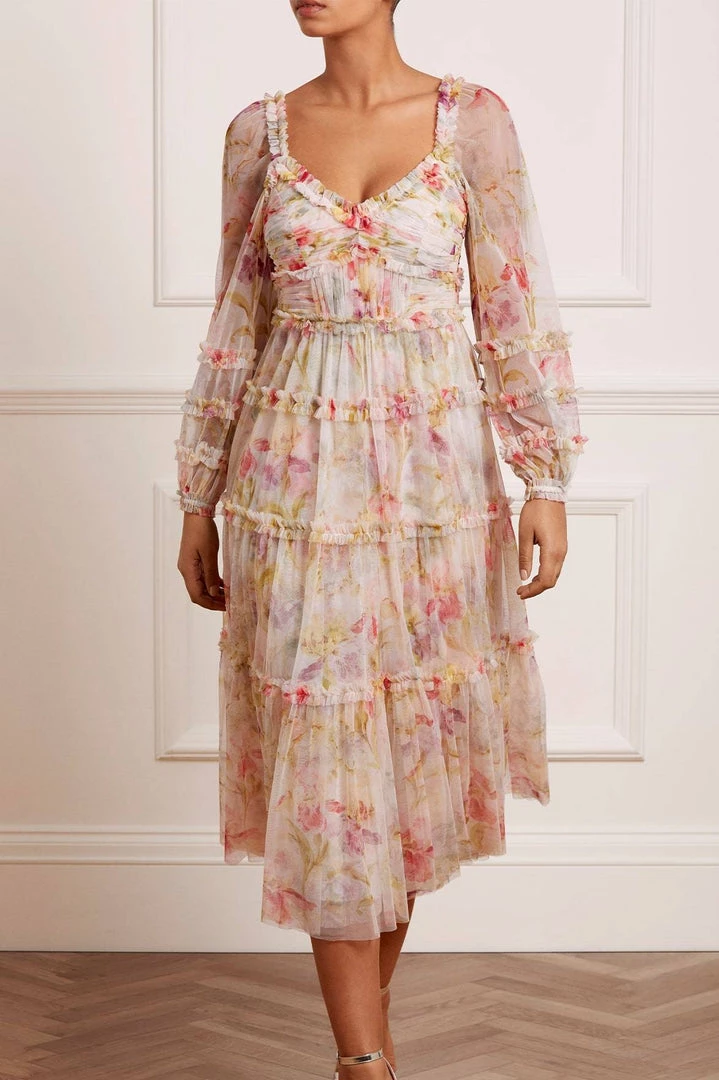 Needle & Thread Holding LTD Iris Bloom Ballerina Dress Womenswear 5 Needle & Thread Holding LTD Iris Bloom Ballerina Dress Womenswear