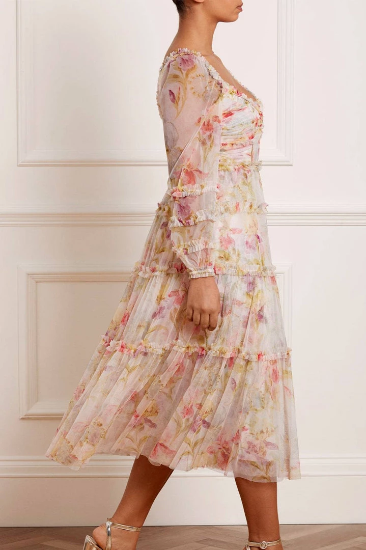 Needle & Thread Holding LTD Iris Bloom Ballerina Dress Womenswear 6 Needle & Thread Holding LTD Iris Bloom Ballerina Dress Womenswear