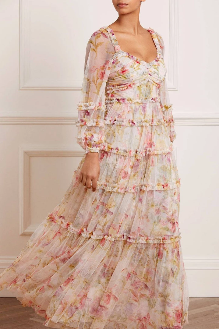 Needle & Thread Holding LTD Iris Bloom Gown Womenswear 3 Needle & Thread Holding LTD Iris Bloom Gown Womenswear