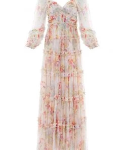 Needle & Thread Holding LTD Iris Bloom Gown Womenswear