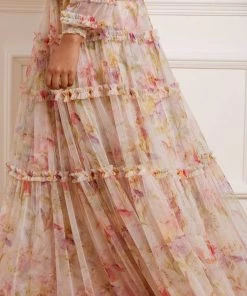 Needle & Thread Holding LTD Iris Bloom Gown Womenswear 15 Needle & Thread Holding LTD Iris Bloom Gown Womenswear