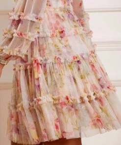 Needle & Thread Holding LTD Iris Bloom Mini Dress