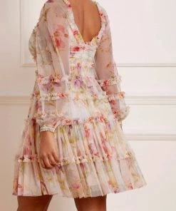 Needle & Thread Holding LTD Iris Bloom Mini Dress