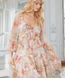 Needle & Thread Holding LTD Iris Bloom Mini Dress