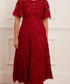 Needle & Thread Holding LTD Lily Bloom Ankle Gown