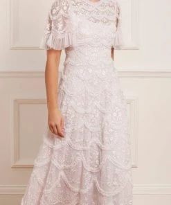 Needle & Thread Holding LTD Lily Bloom Ankle Gown