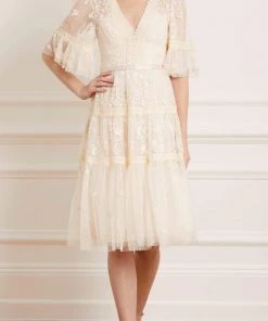 Needle & Thread Holding LTD Lottie Lace Midi Dress