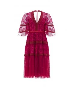 Needle & Thread Holding LTD Lottie Lace Midi Dress