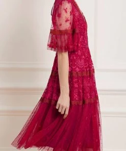 Needle & Thread Holding LTD Lottie Lace Midi Dress