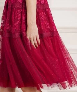 Needle & Thread Holding LTD Lottie Lace Midi Dress