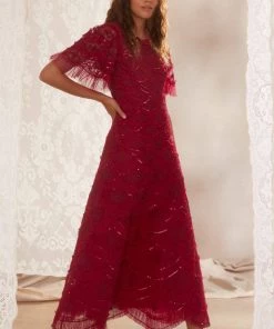 Needle & Thread Holding LTD Lunette Blossom Ankle Gown Womenswear