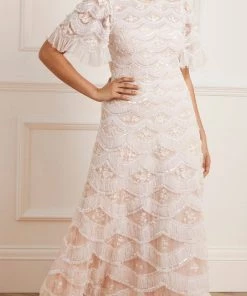 Needle & Thread Holding LTD Womenswear Lunette Blossom Ankle Gown