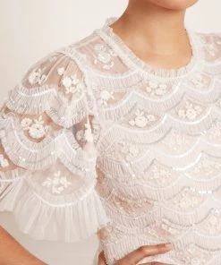 Needle & Thread Holding LTD Womenswear Lunette Blossom Ankle Gown