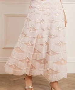 Needle & Thread Holding LTD Lunette Blossom Ankle Skirt
